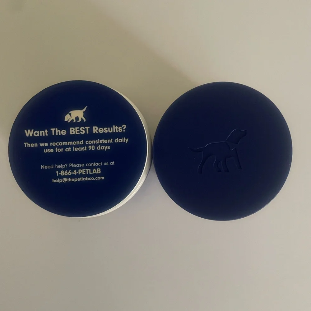 Dog Care Blue Containers